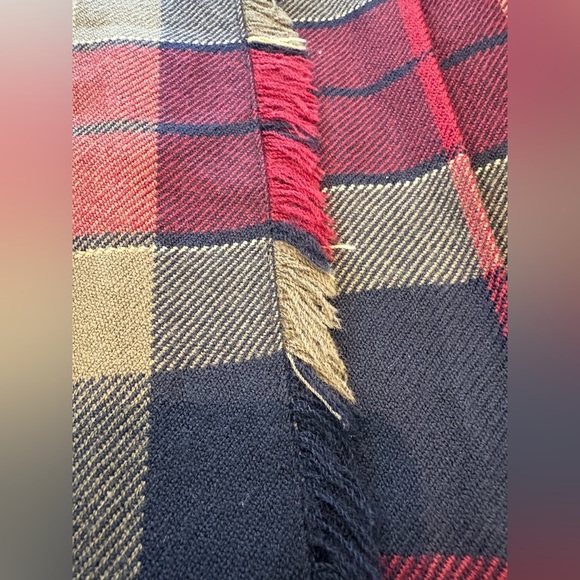 Vintage Talbots Wrap Pleated Mini Skirt Size 8 Wool Kilt Style Academia Preppy - Picture 3 of 10